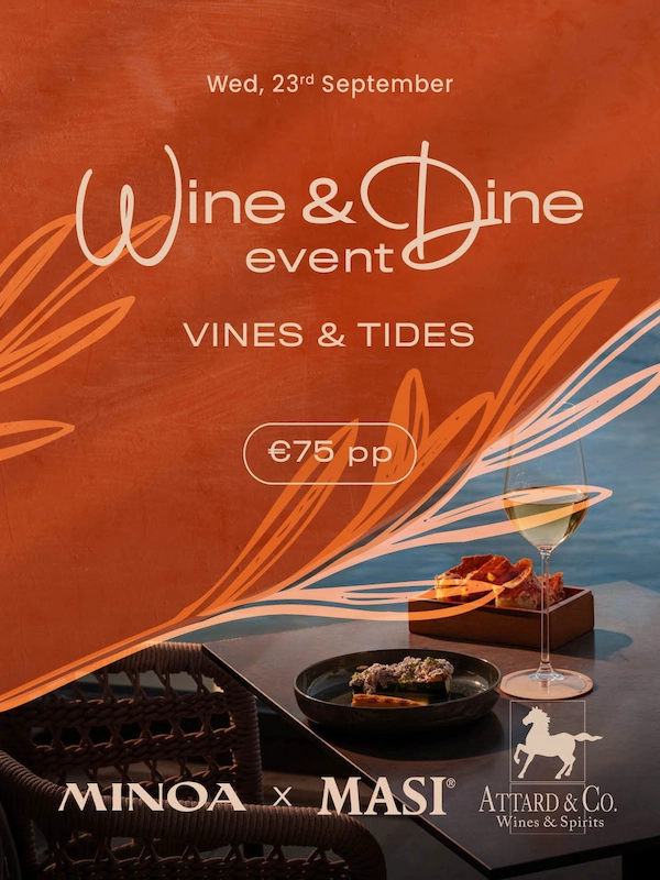 Vines & Tides: An Italian Wine & Dine Evening at Minoa